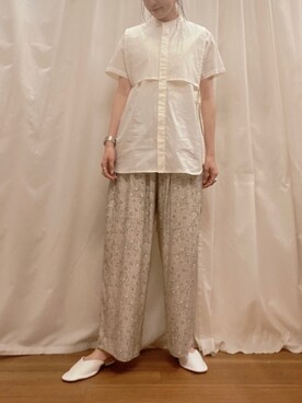 MAEDA KANAさん（レディース・163cm）の夏コーディネート