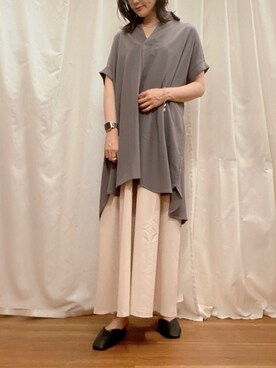 MAEDA KANAさん（レディース・163cm）の夏コーディネート