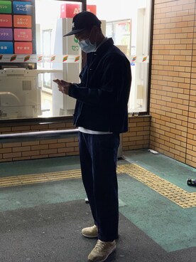 「BEAMS（ビームス）のアイテム（その他アウター）」を使った、kyouheiさん（メンズ・169cm）の秋コーディネート
