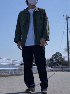 「春めきシューズ」｜「アイテム（その他アウター）」を使った、kenshirouさん（メンズ・181cm）の春コーディネート