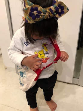 「好きなもの」｜ぽこみちさん（キッズ・80cm）の冬コーディネート