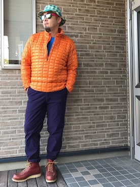 「WEAR昭和部」｜「アイテム（ダウンジャケット/コート）」を使った、やすひろさん（メンズ・177cm）の冬コーディネート