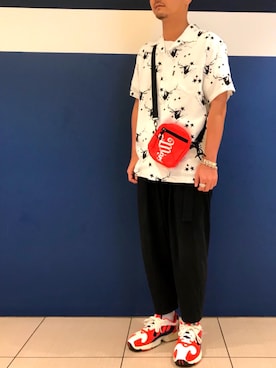 「MARBLES（マーブルズ）のアイテム（バッグ）」を使った、naoさん（メンズ・172cm）の夏コーディネート
