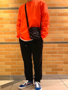 「bravo(ブラボー)のアイテム」を使った、naoさん(メンズ・172cm)の春コーディネート