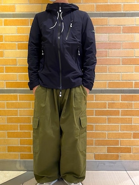 「TATRAS（タトラス）のアイテム（ブルゾン）」を使った、naoさん（メンズ・172cm）の冬コーディネート