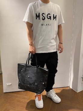 「MSGM（エムエスジーエム）のアイテム」を使った、naoさん（メンズ・172cm）の春コーディネート