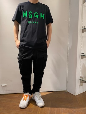 「MSGM（エムエスジーエム）のアイテム」を使った、naoさん（メンズ・172cm）の春コーディネート