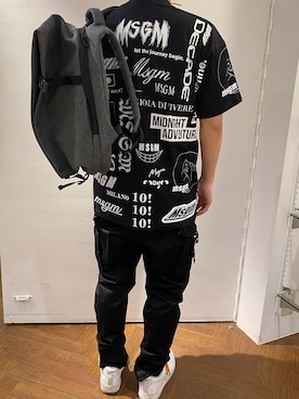 「MSGM（エムエスジーエム）のアイテム」を使った、naoさん（メンズ・172cm）の夏コーディネート
