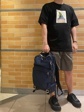 「D.M.G.（ドミンゴ）のアイテム」を使った、naoさん（メンズ・172cm）の夏コーディネート