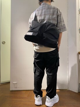 「B'2nd（ビーセカンド）のアイテム（バッグ）」を使った、naoさん（メンズ・172cm）の夏コーディネート