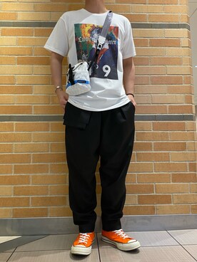 「B'2nd（ビーセカンド）のアイテム（バッグ）」を使った、naoさん（メンズ・172cm）の夏コーディネート