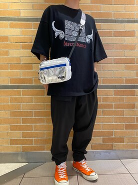 「B'2nd（ビーセカンド）のアイテム（バッグ）」を使った、naoさん（メンズ・172cm）の夏コーディネート