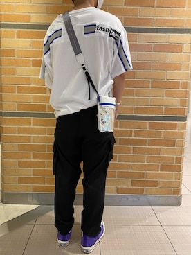 「B'2nd（ビーセカンド）のアイテム（バッグ）」を使った、naoさん（メンズ・172cm）の夏コーディネート