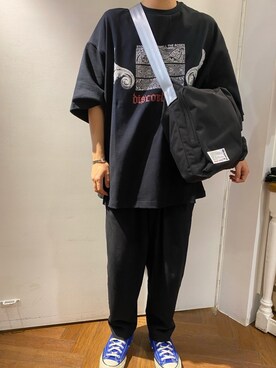 「B'2nd（ビーセカンド）のアイテム（バッグ）」を使った、naoさん（メンズ・172cm）の夏コーディネート