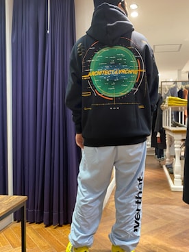 「B'2nd（ビーセカンド）のアイテム（パーカー）」を使った、naoさん（メンズ・172cm）の冬コーディネート