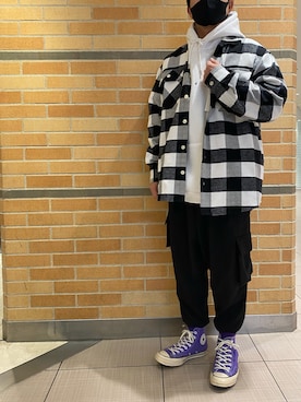 naoさん（メンズ・172cm）の冬コーディネート