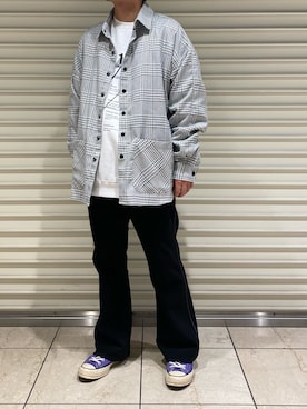 「B'2nd（ビーセカンド）のアイテム（スウェット）」を使った、naoさん（メンズ・172cm）の冬コーディネート