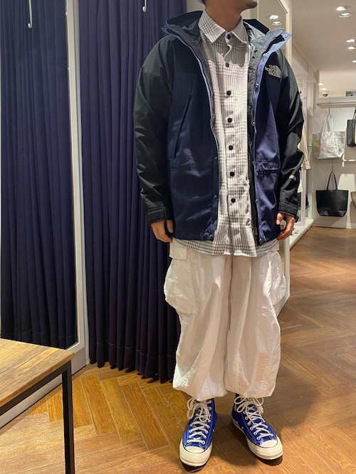 【ほぼ新品】ノースフェイス マウンテンライトデニムジャケット NP12032 M THE NORTH FACE MOUNTAIN LIGHT DENIM JACKET NYLON INDIGO DENIM 21SS