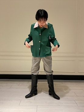 「MARIAN（マリアン）のアイテム」を使った、山口さん（レディース・160cm）の秋コーディネート