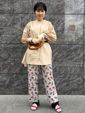 山口さん(レディース・160cm)の春コーディネート