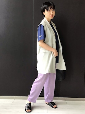 山口さん(レディース・160cm)の春コーディネート