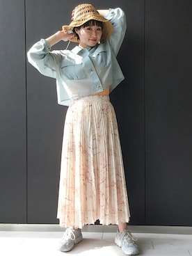 山口さん（レディース・160cm）の春コーディネート