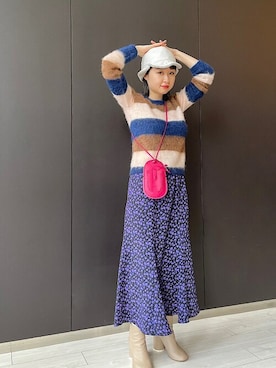 山口さん（レディース・160cm）の冬コーディネート