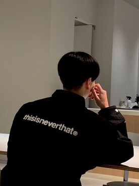 「thisisneverthat（ディスイズネバーザット）のアイテム（ジャケット/アウター）」を使った、ngyyyshiさん（メンズ・173cm）の秋コーディネート
