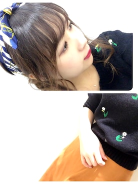 「BSTR」｜「アイテム（アクセサリー）」を使った、akaritanさん（レディース・152cm）の春コーディネート