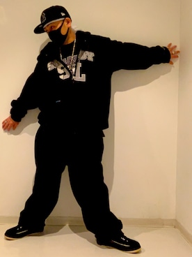 「NEW ERA（ニューエラ）のアイテム」を使った、龍一 (The Loveless)®︎さんのコーディネート