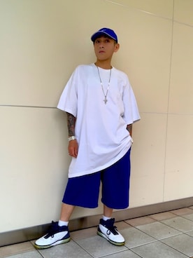 「Ed Hardy（エドハーディー）のアイテム（その他）」を使った、龍一 (The Loveless)®︎さん（メンズ・168cm）の夏コーディネート