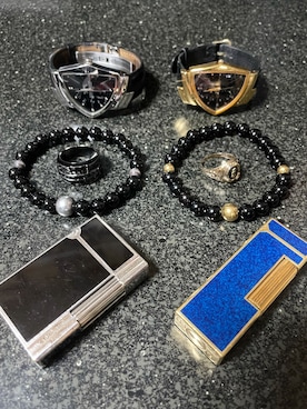 ゴールドアクセ のメンズ人気ファッションコーディネート Wear