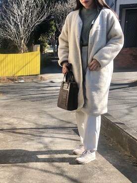 mさん（レディース・164cm）の冬コーディネート