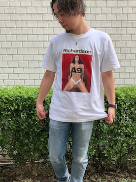「RICHARDSON（リチャードソン）のアイテム」を使った、hirotoさん（メンズ・170cm）の夏コーディネート