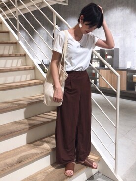 nanaho.さん（レディース・164cm）の夏コーディネート