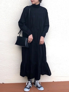 「AVAN LILY（アヴァンリリィ）のアイテム（その他アウター）」を使った、nanaho.さん（レディース・164cm）の冬コーディネート