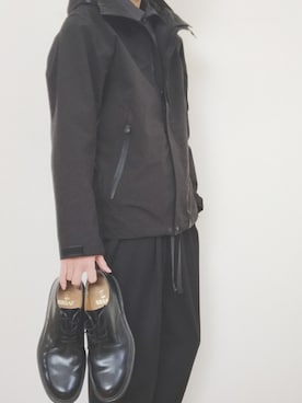 「LIDNM（リドム）のアイテム（ナイロンジャケット）」を使った、sanoさん（メンズ・170cm）の冬コーディネート