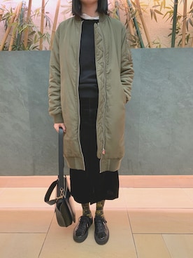 「LAP（ラップ）のアイテム」を使った、littleding さん（レディース・168cm）の冬コーディネート