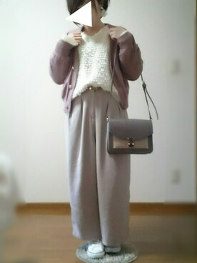 「CONVERSE（コンバース）のALL STAR HI（スニーカー）」を使った、chiro!♡*さん（レディース・155cm・20代）の冬コーディネート