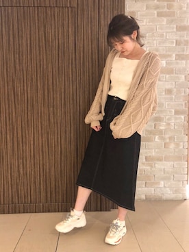 「広瀬すず」｜chio¨̮⑅さん（レディース・167cm）の秋コーディネート