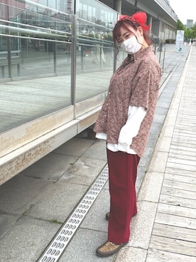 「ライブ」｜「アイテム（スリッポン）」を使った、えぴさん（レディース・157cm）の春コーディネート