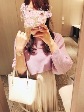 「I.D.E.A international（イデアインターナショナル）のアイテム」を使った、nya♡さん（レディース・162cm）の春コーディネート