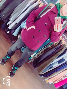 「MOUSTACHE（ムスタッシュ）のアイテム」を使った、グネさん（メンズ・159cm）の冬コーディネート