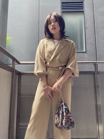 Ameri（アメリ）の「BLAZER PLAYFUL ROMPERS（つなぎ/オールインワン