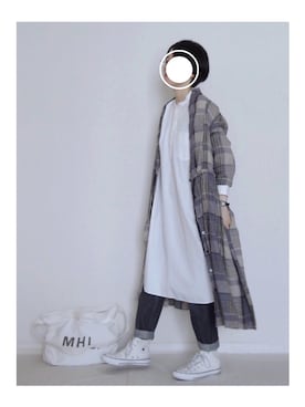 「note et silence （ノートエシロンス）のアイテム」を使った、zua.さん（レディース・157cm）の春コーディネート