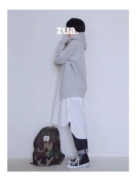 「note et silence （ノートエシロンス）のアイテム」を使った、zua.さん（レディース・157cm）の春コーディネート