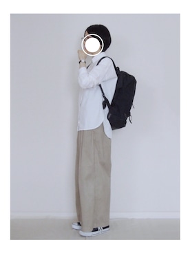「pas de calais（パドカレ）のアイテム（パンツ）」を使った、zua.さん（レディース・157cm）の春コーディネート