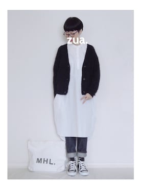 「note et silence （ノートエシロンス）のアイテム」を使った、zua.さん（レディース・157cm）の秋コーディネート
