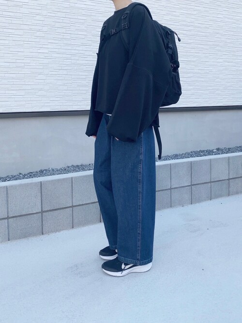 Zua 無印良品のデニムパンツを使ったコーディネート Wear