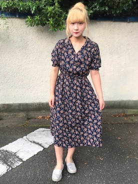 咲来(sara)さん（レディース・155cm）の夏コーディネート